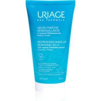 Uriage Eau Thermale Make-Up Removing Jelly gel fresh de curatare pentru ten gras și mixt - imagine 2